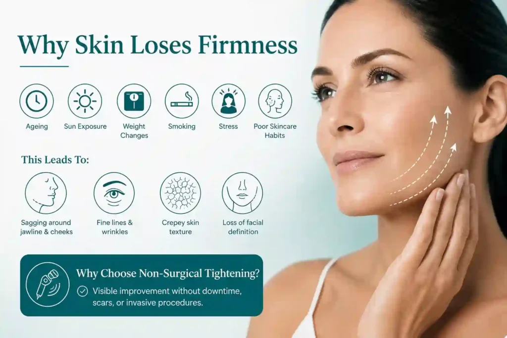 What Makes Skin Lose Firmness and Why Do People Seek Non-Surgical Tightening Malvern Link?